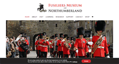 Desktop Screenshot of northumberlandfusiliers.org.uk